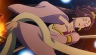 The old lady during her prime (Image via TOHO Animation Studio and OLM)